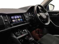 Used Skoda Kodiaq SE L 150 HP (110 kW) 2021 Race blue metallic SUV