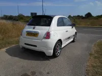 Used Fiat 500 Sport 69 HP (50 kW) 2009 White Cabriolet