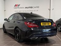 Used Mercedes CLA220 AMG line 177 HP (130 kW) 2018 Black Sedan