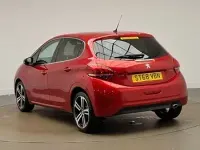 Used Peugeot 208 GT-line 109 HP (80 kW) 2018 Red Hatchback