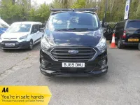 Used Ford Transit Custom Limited 130 HP (95 kW) 2019 Black Van