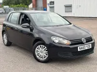 Used VW Golf VI S 105 HP (77 kW) 2010 Black Hatchback
