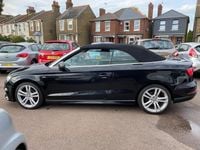 Used Audi A3 Cabriolet S-Line 150 HP (110 kW) 2018 Black Cabriolet
