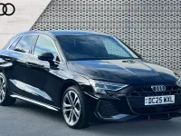 Used Audi A3 S-Line 150 HP (110 kW) 2025 Black
