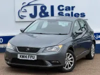Begagnad Seat Leon Ecomotive 110 HK (80 kW) 2014 Grå Halvkombi