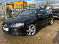 Begagnad Audi A3 Sport 2007 Svart Halvkombi