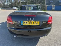 Used Audi A4 Cabriolet S-Line 140 HP (102 kW) 2008 Black Cabriolet