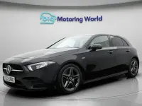 Used Mercedes A250 AMG line 224 HP (164 kW) 2022 Black Hatchback