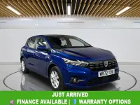 Begagnad Dacia Sandero Comfort 90 HK (66 kW) 2022 Blå Halvkombi