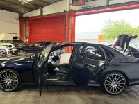 Used Mercedes E200 AMG line 200 HP (147 kW) 2022 Blue Sedan