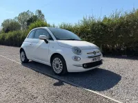 Used Fiat 500 Lounge 2016 White Hatchback