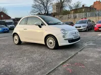 Begagnad Fiat 500 Lounge 2012 Vit Halvkombi