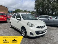 Used Nissan Micra Acenta 58 kW (80 HP) 2026 White Hatchback
