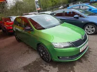 Used Skoda Rapid Sport 110 HP (80 kW) 2017 Green Hatchback
