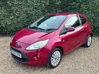 Used Ford Ka Zetec 69 HP (50 kW) 2010 Red Hatchback