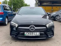 Used Mercedes A180 AMG line 136 HP (100 kW) 2019 Black Hatchback