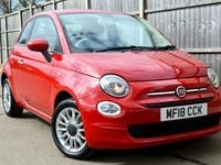 Used Fiat 500 Pop Star 69 HP (50 kW) 2018 Red Hatchback