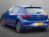 Used VW Polo Life 95 HP (69 kW) 2023 Reef blue Hatchback