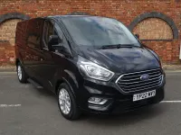 Used Ford Tourneo Custom Titanium 130 HP (95 kW) 2022 Black Van