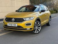 Used VW T-Roc R-line 150 HP (110 kW) 2018 Yellow SUV