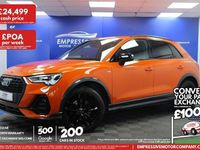 Used Audi Q3 Black Edition 150 HP (110 kW) 2021 Orange SUV