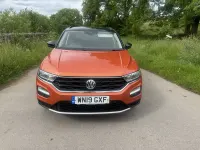 Used VW T-Roc Design 115 HP (84 kW) 2019 Orange SUV