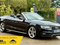 Used Audi A5 Cabriolet S-Line 2013 Black Cabriolet