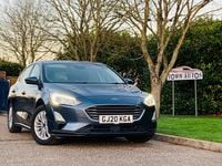 Begagnad Ford Focus Titanium 120 HK (88 kW) 2020 Blå Halvkombi
