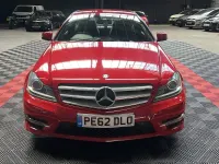 Used Mercedes C180 AMG 156 HP (114 kW) 2012 Red Coupe