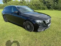Used Mercedes E220 AMG line 2017 Black Estate