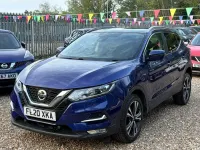Used Nissan Qashqai N-Connecta 160 HP (117 kW) 2020 Blue SUV