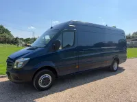 Used Mercedes Sprinter 163 HP (119 kW) 2017 Blue Van