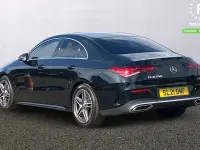 Used Mercedes CLA250 AMG line 224 HP (164 kW) 2021 Black Coupe