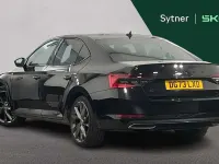 Used Skoda Superb SportlinePlus 160 HP (117 kW) 2023 Black magic pearl effect Hatchback