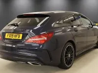 Used Mercedes CLA220 Shooting Brake AMG line 170 HP (125 kW) 2019 Blue Estate