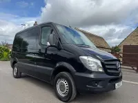 Used Mercedes Sprinter 112 HP (82 kW) 2016 Black Van