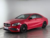Used Mercedes CLA220 AMG line 170 HP (125 kW) 2018 Red Sedan