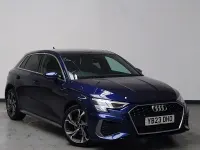 Used Audi A3 S-Line 110 HP (80 kW) 2023 Blue Sedan