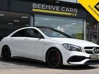 Used Mercedes CLA45 AMG 2016 White Sedan