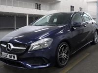 Used Mercedes A180 AMG line 2017 Cavansite blue Hatchback