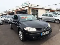 Used Renault Mégane Cabriolet Dynamique 106 HP (77 kW) 2008 Black Cabriolet