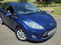 Used Ford Fiesta Zetec 96 HP (70 kW) 2009 Blue Hatchback