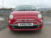 Käytetty Fiat 500 Lounge 2010 Punainen Avoauto