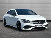 Used Mercedes CLA200 AMG line 154 HP (113 kW) 2019 White Coupe