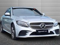 Used Mercedes C300 AMG line 258 HP (189 kW) 2019 Silver Sedan