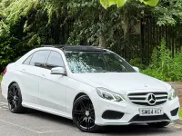 Used Mercedes E220 AMG Line Premium 177 HP (130 kW) 2014 White Sedan