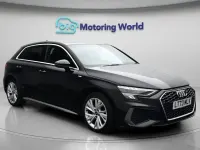 Used Audi A3 Sportback S-Line 204 HP (150 kW) 2023 Black Hatchback