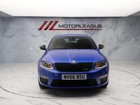 Used Skoda Octavia vRS 184 HP (135 kW) 2017 Blue Hatchback