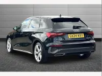 Used Audi A3 S-Line 110 HP (80 kW) 2024 Black Hatchback