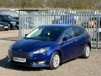 Used Ford Focus Titanium 115 HP (84 kW) 2015 Blue Hatchback